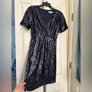 Navy Blue Sequin Dress!